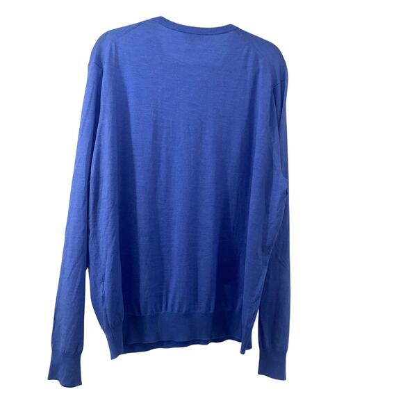 Peter Millar Mens Sz XXL Sweater Crown Crafted Excursionist Flex Merino Blue - Picture 2 of 6